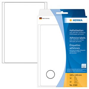 Herma Multipurpose Labels 100x149mm, White