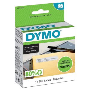 Dymo LabelWriter Removable Labels  19 x 51mm (500 labels)