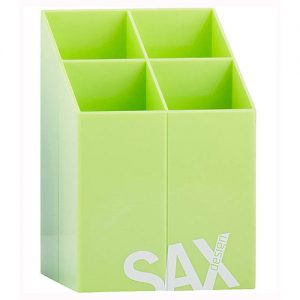 SAX Design Quadra Pen Pot Light Green