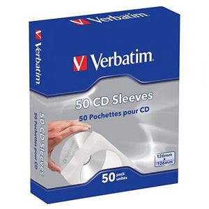 Verbatim CD Paper Sleeves Pack of 50