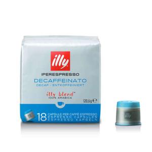 Illy iperEspresso Decaffeinated 18 Coffee Capsules