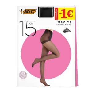 Bic Pantyhose Medias 15 Den Large Black -1€ Set 2