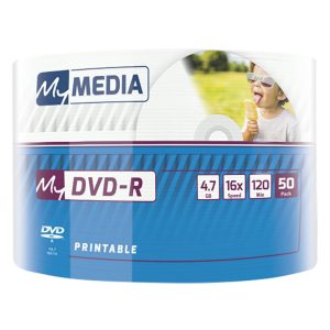 MyMedia DVD-R 4,7GB 16x Printable Spindle 50