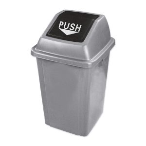 Plastic Waste Bin with Tilt Lid 40L