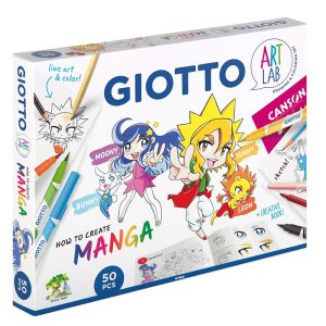 Giotto Art Lab How to Create a Manga Painting Set