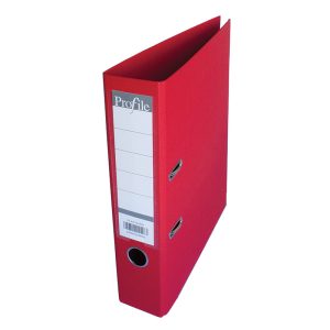 Profile Economy Plastic Lever Arch Files A4 75mm Red