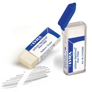 Lyra Orlow Techno Erasers with Plastic Case