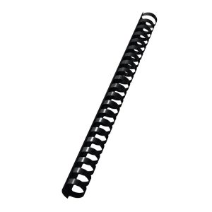 Leitz Comb Binding Spines 19mm, C: 146-180S, Pack of 100 Black