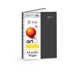 ARTO Wire-O Hard Cover Visual Art Diary A3+