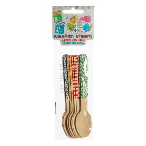 Tessera4Kids Wooden Spoons FSC® 14cm Pack of 8
