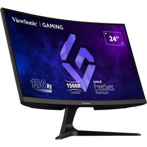 ViewSonic VX2418C 24″ Curved Gaming Monitor 180Hz 1ms FreeSync Premium VX2418C