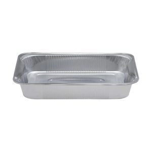 Tani Rectangular Aluminium Food Trays 30 x 24 x 5 cm Pack of 3