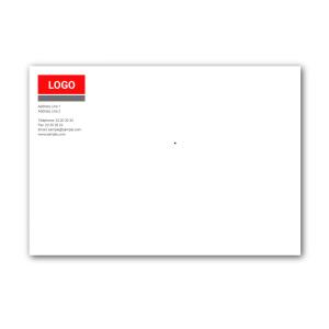 1000 Personalized Envelopes 23x33cm A4 with your Company Logo & Address