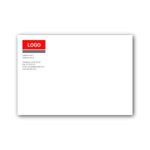 1000 Personalized Envelopes 23x16cm A5 with your Company Logo & Address